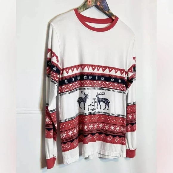 Lauren James Christmas Sweater Tee Shirt Size Small Long Sleeve - Picture 3 of 8
